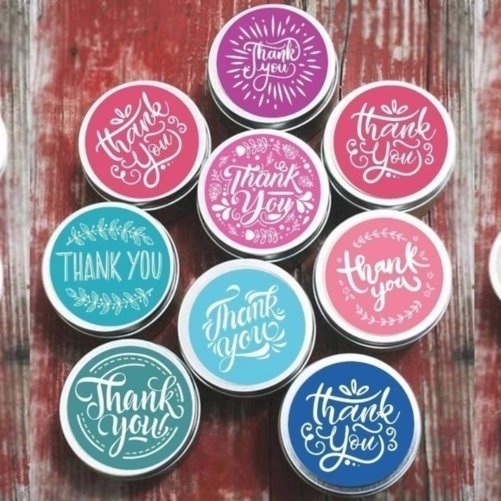 150- 1.5 inch thank you stickers